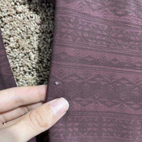 CINCH Jacket Womens Small Purple Softshell Full Zip Fleece Lined Aztec Pattern - Picture 8 of 9